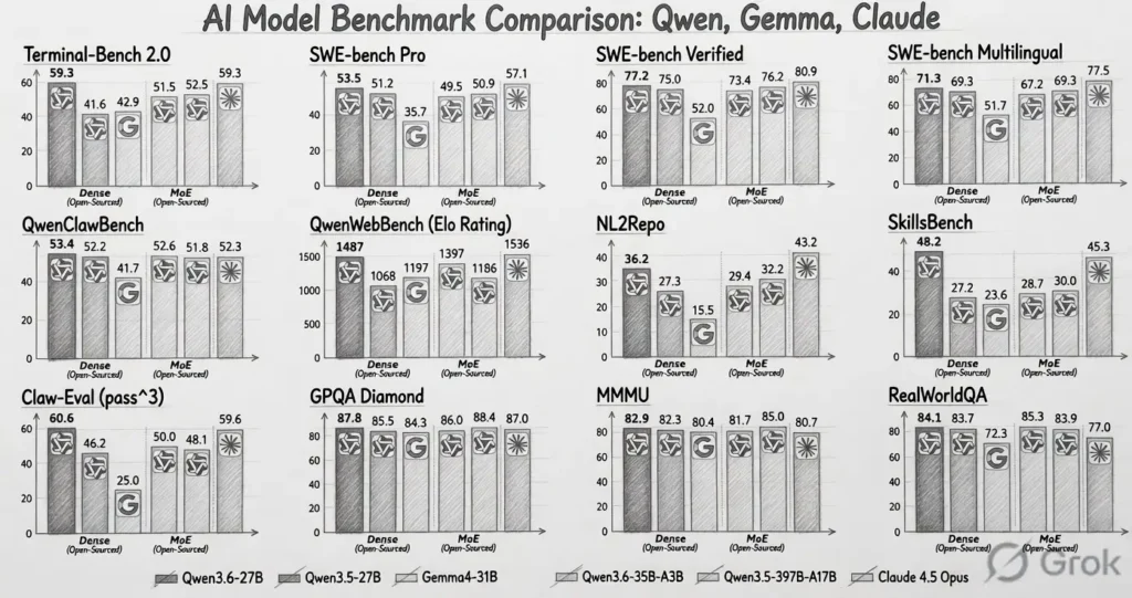 Alibaba's Qwen3.6-27B Tops Coding Benchmarks Despite Smaller Size